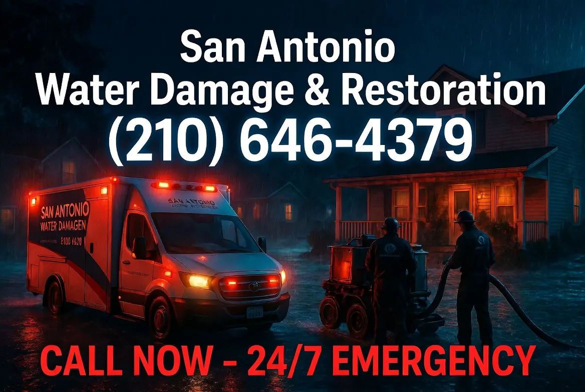 San Antonio water damage emergency response