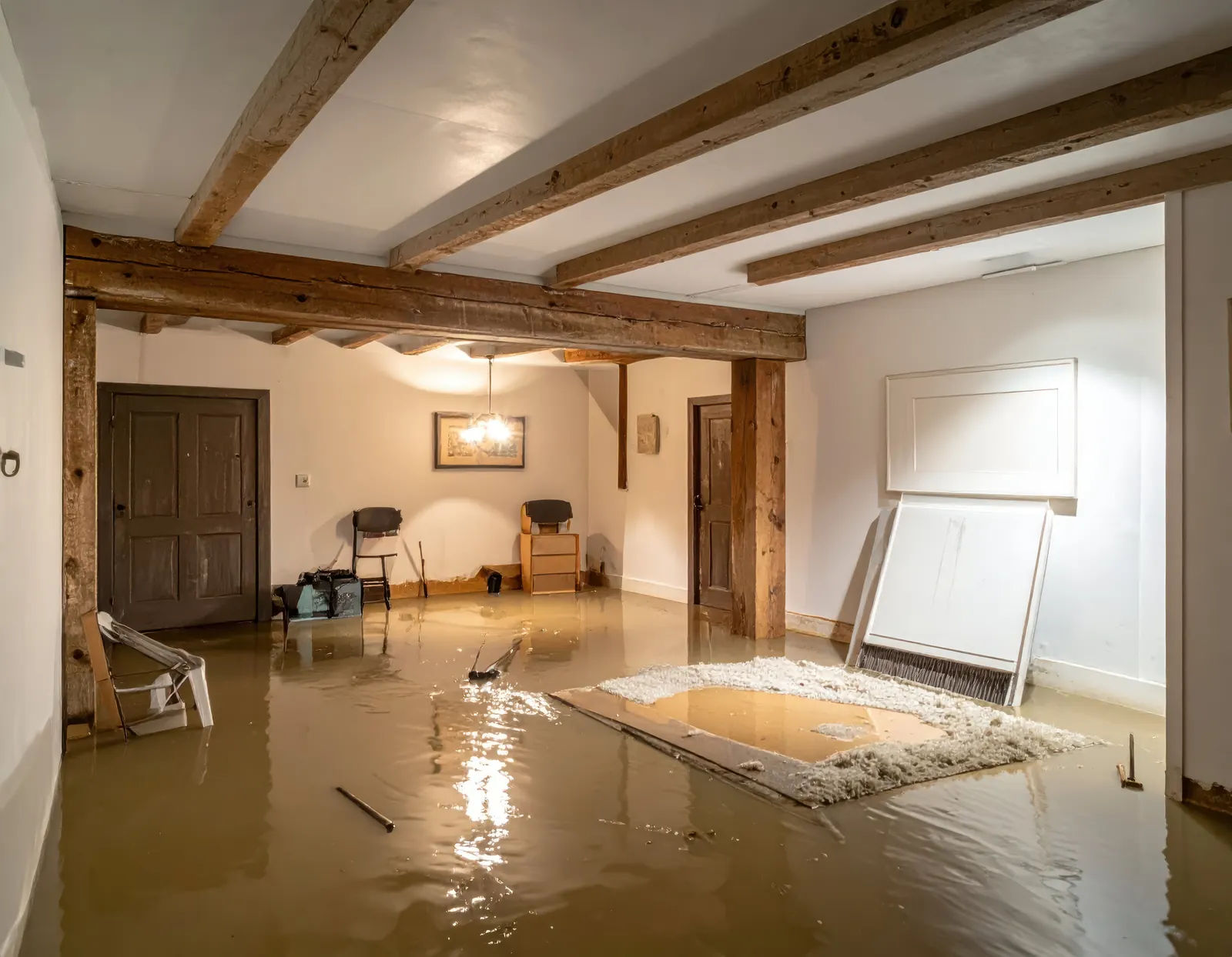Before Flood Damage Recovery